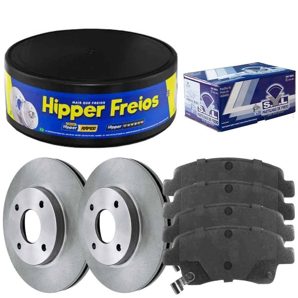 Kit Pastilha Disco Dianteiro Ventilado Yaris 2018 a 2021 Lo