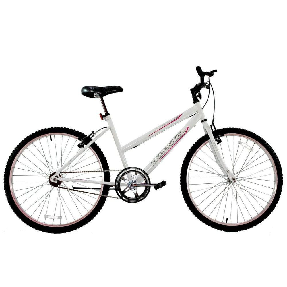 Bicicleta Feminina Aro 24 Dalia Cor Branca