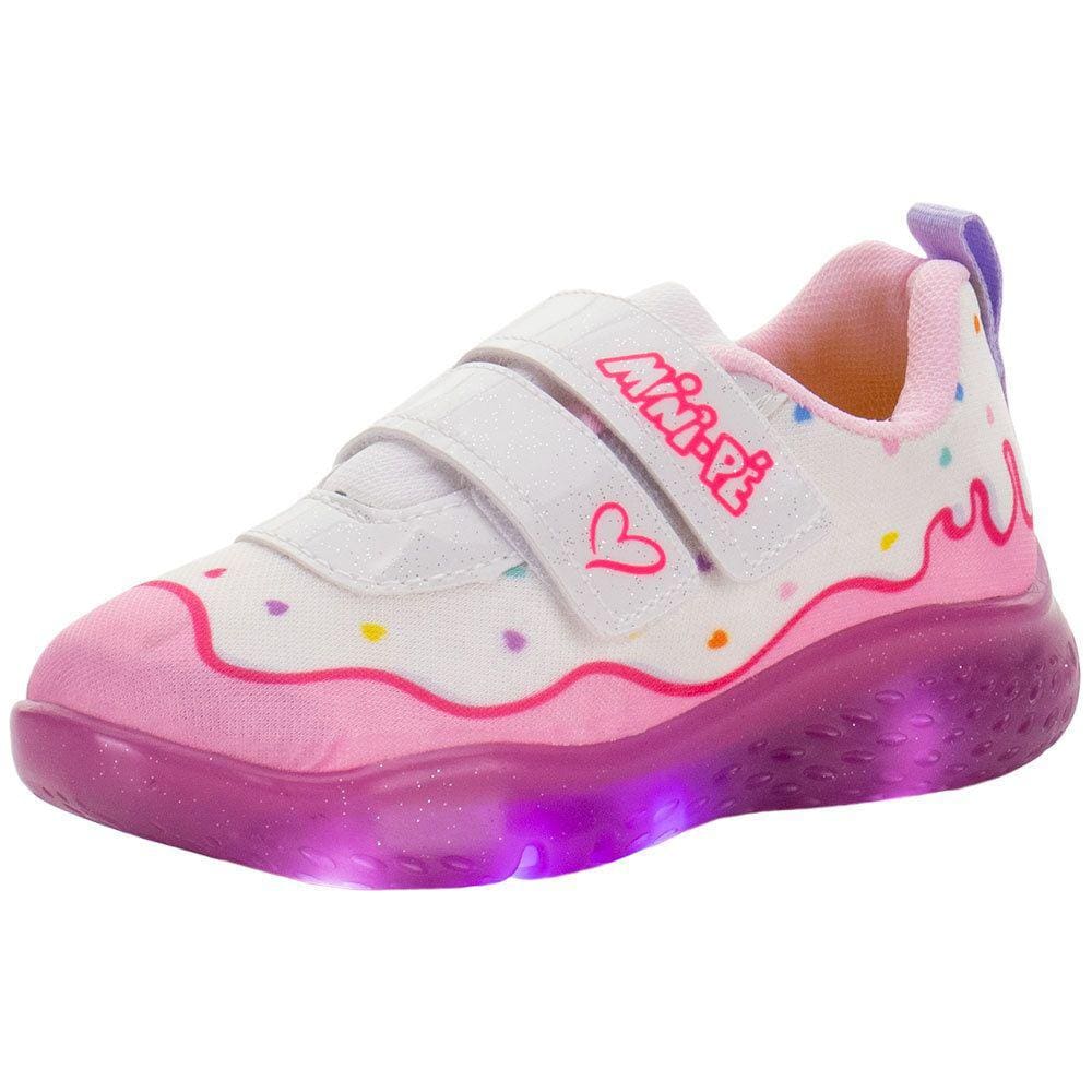 Tênis Infantil Feminino Led Minipé - Mp2330