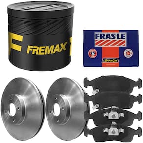 Kit Pastilha Disco Dianteiro Ventilado Cobalt 2017 a 2020
