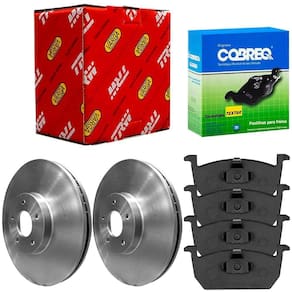 Kit Pastilha Disco Diant Ventilado VW T-Cross TSI 19 a 23