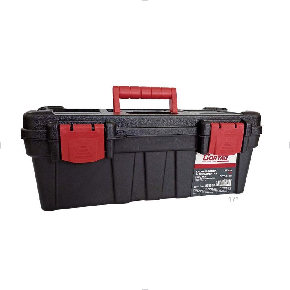 Caixa Plástica para Ferramentas 17" Cortag