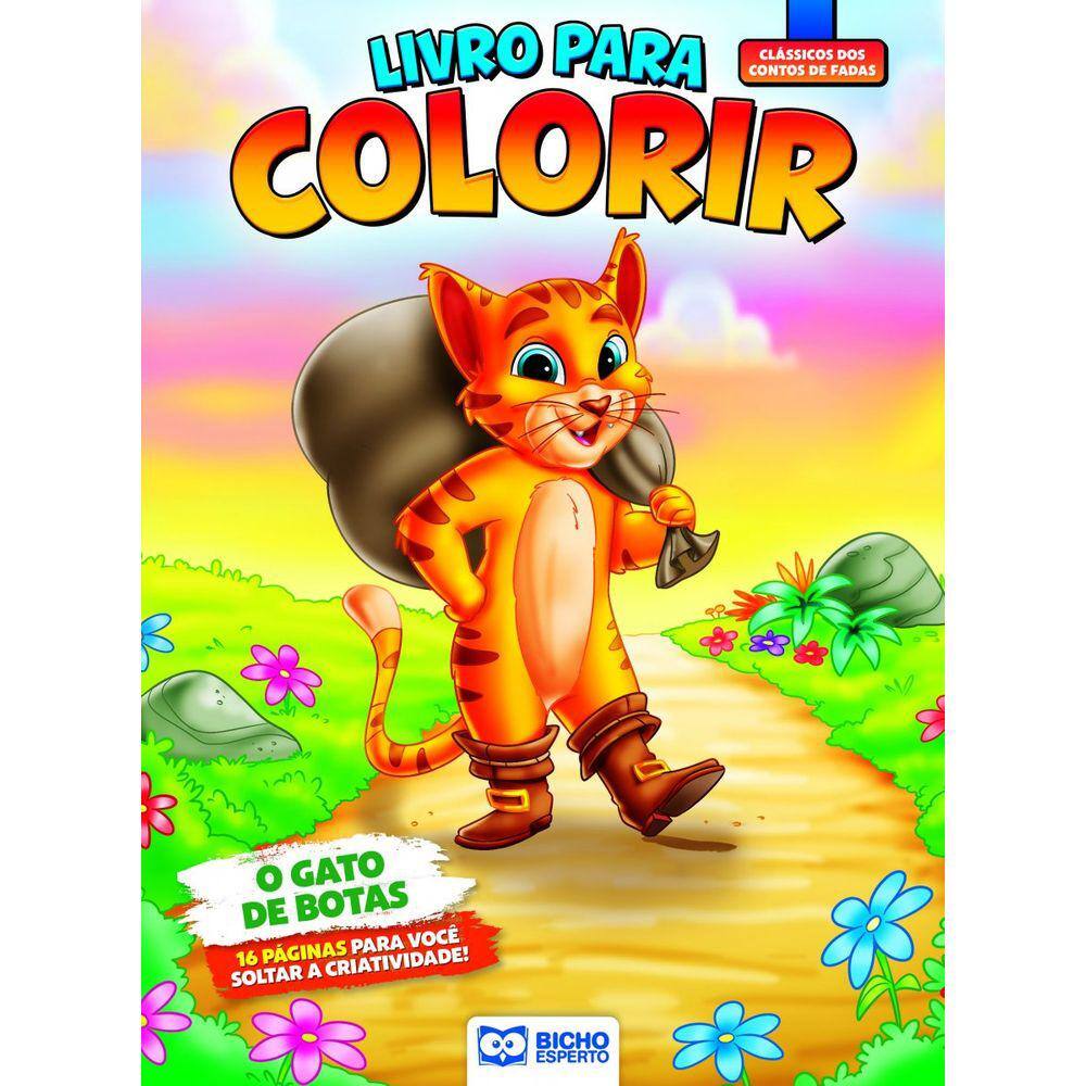 Livro de Colorir - Gato Galáctico