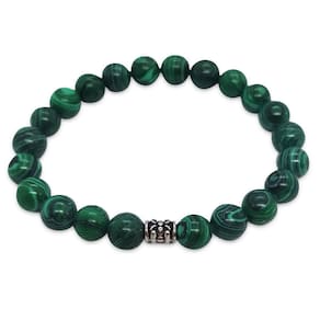 Pulseira de Pedras Naturais Malaquita Verde