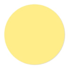 Sousplat 35cmx35cm - Cria Arte Laser Amarelo