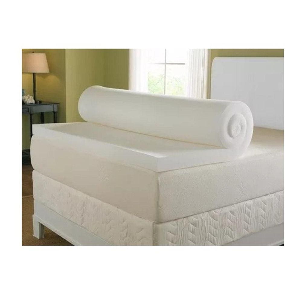 Pillow Top Látex Hr Foam Solteiro 0,88X1,88X0,10M - Aumar