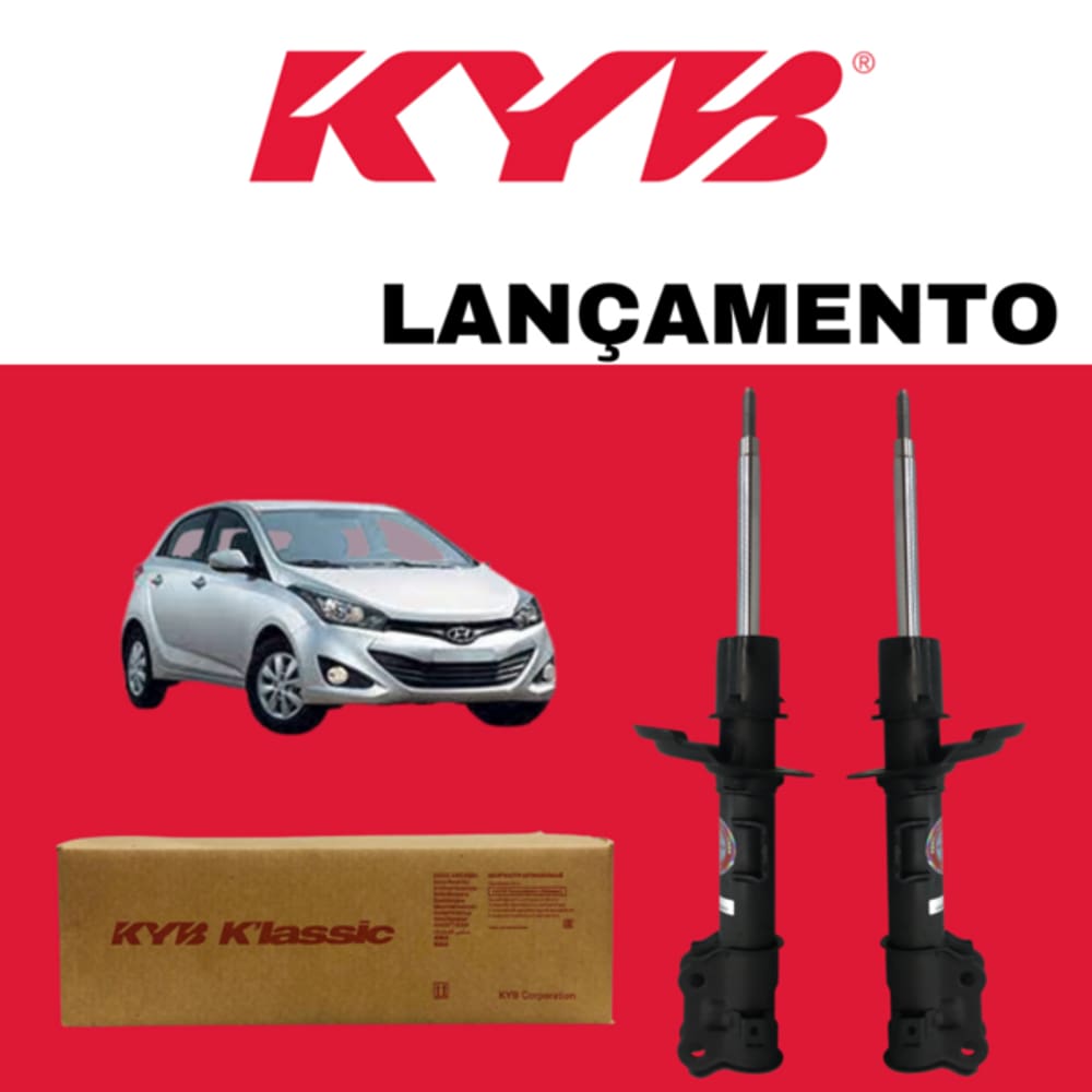 Par Amortecedor Dianteiro Kayaba Nova Linha Klassic Hb20 2012 A 2019