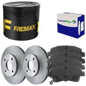 Kit Pastilha Disco Dianteiro Ventilado Yaris 2018 a 2021 Lo