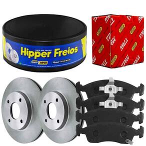 Kit Pastilha Disco Dianteiro Ventilado Cobalt 2017 a 2020 Tr