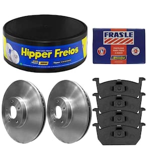 Kit Pastilha Disco Dianteiro Ventilado T-Cross 2019 a 2023