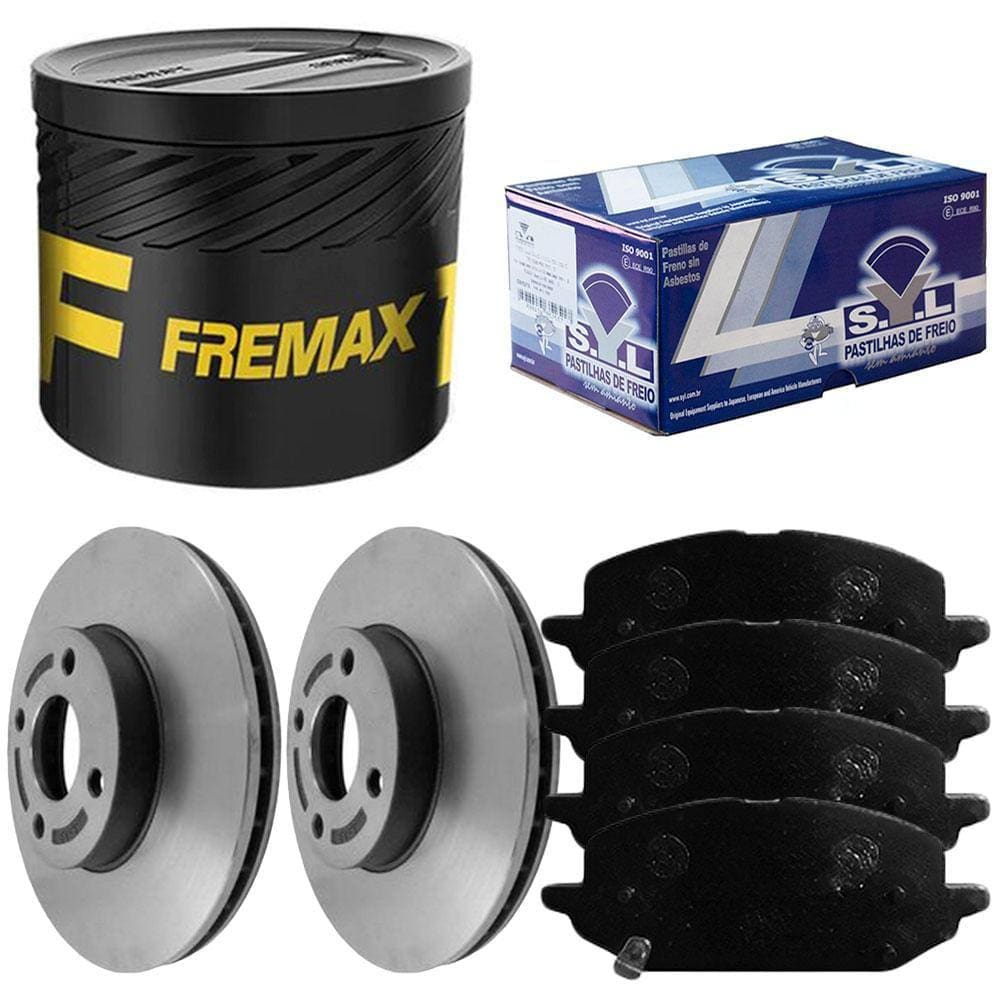 Kit Pastilha Disco Dianteiro Ventilado Onix Plus 1.0 19 a 23