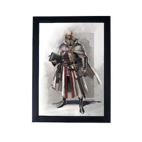 quadro maçonaria cavaleiro templário jacques de molay P8400