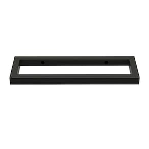 Porta Toalha De Rosto Preto Para Banheiro De Parede
