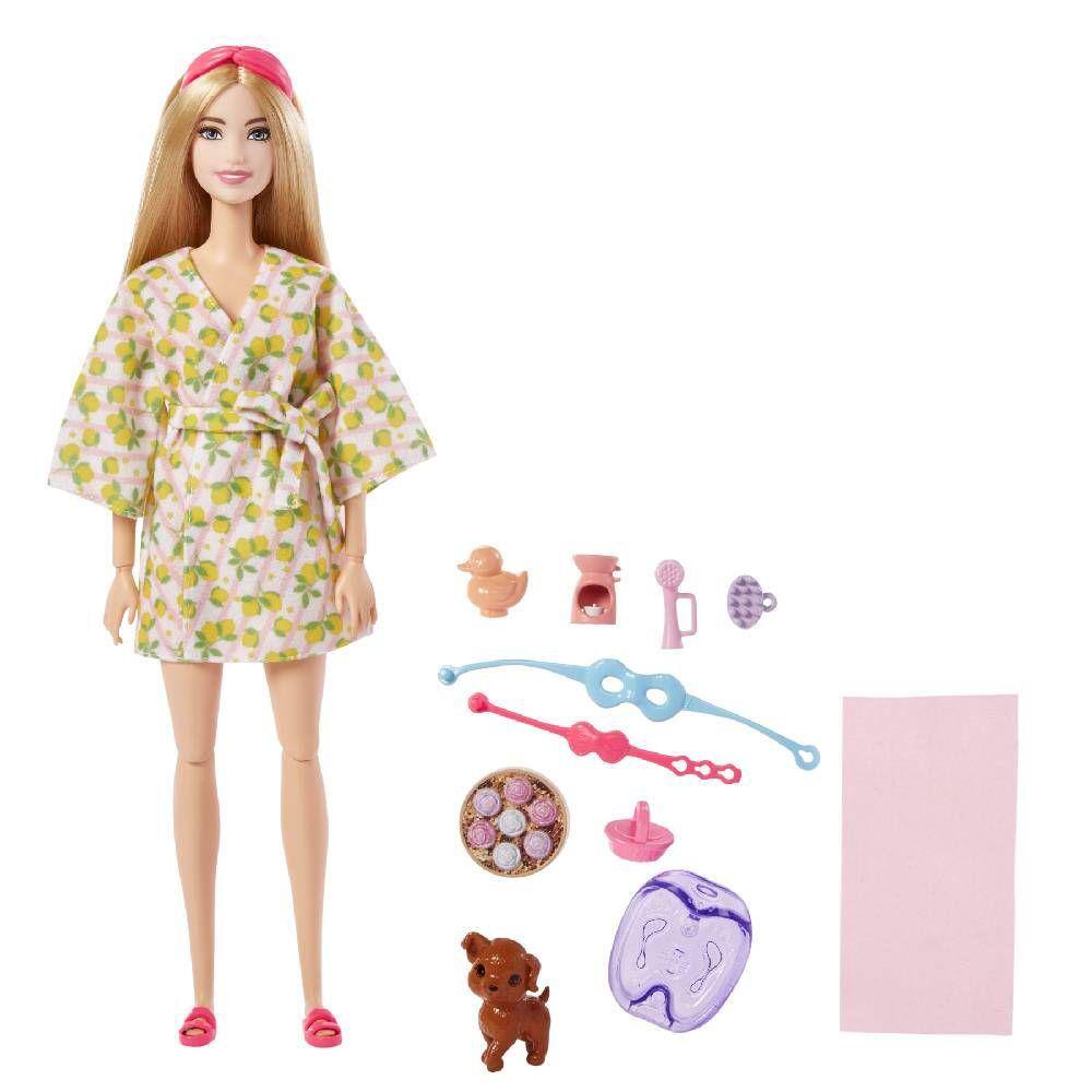 Boneca Barbie Conjunto De Academia Com Cachorrinho Roupa De Treino