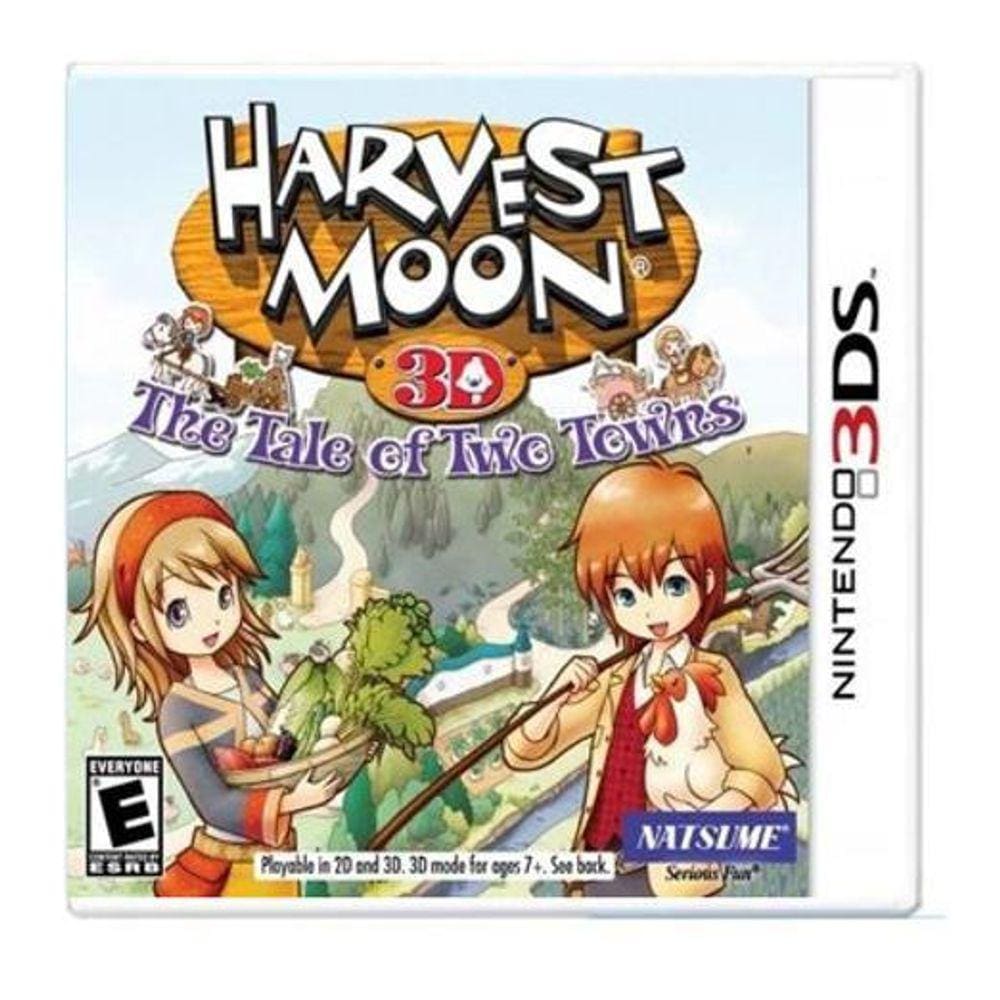 Jogo Harvest Moon: Tale Of Two Towns - Nintendo 3Ds Novo