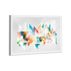 Quadro Geométrico Multicolorido -- BR ARTES