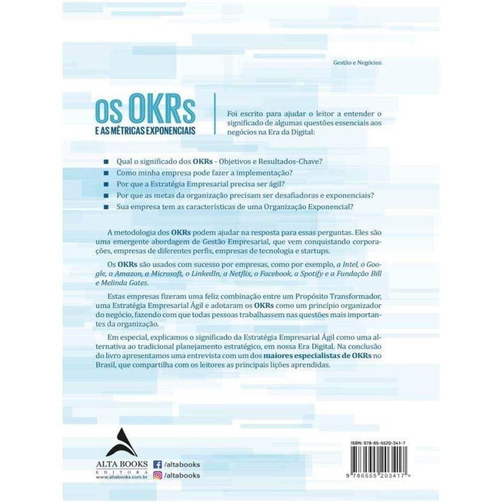 Os Okrs E As Métricas Exponenciais