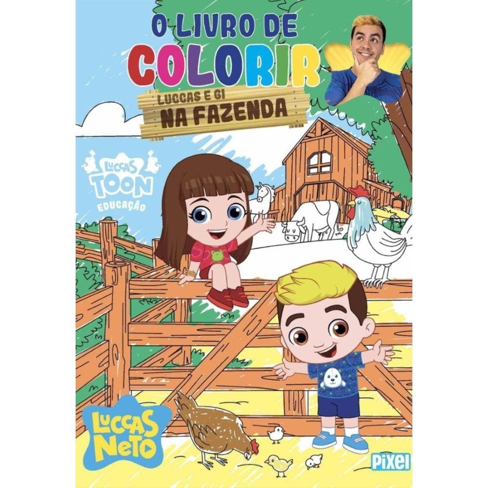 Desenho colorir da gi do luccas neto