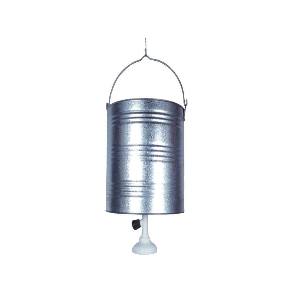 Balde Chuveiro Galvanizado 16 Lts - Cor: Branco