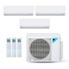 Ar-Condicionado Multi Split Inverter Daikin 34.000 BTUs (2x Evap HW 12.000 + 1x Evap HW 18.000) Quente/Frio 220V