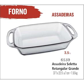 03 Assadeiras De Alça Retangular 3,5Lts Grande - Marinex