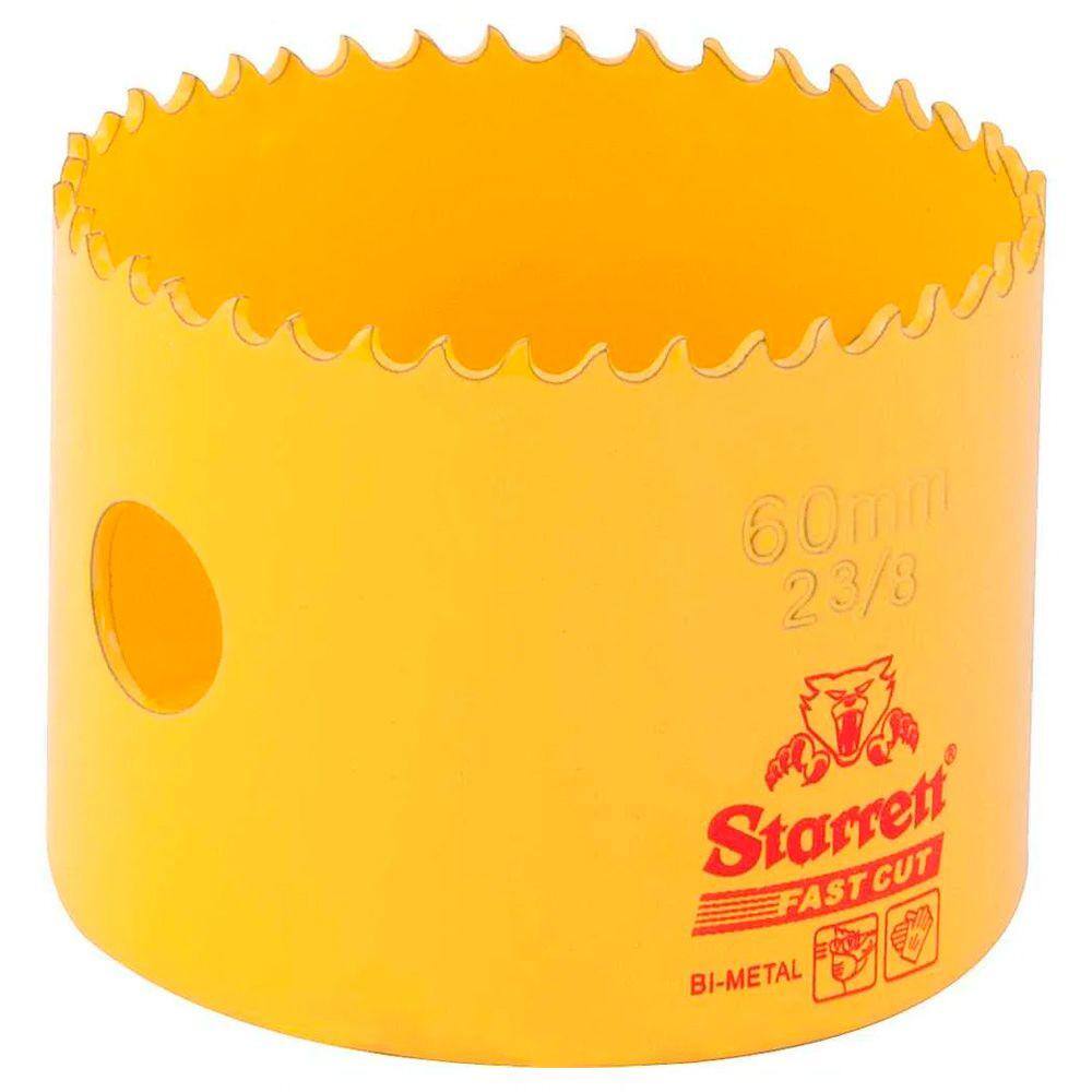 Serra Copo De Aço Rápido Bimetal 60mm 2.3/8 H0238 Starrett