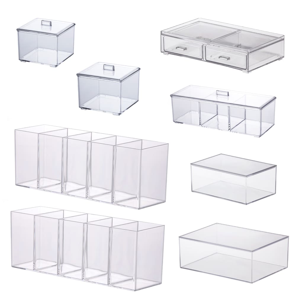 Kit de Organizadores para Maquiagem Soft - 8 pçs