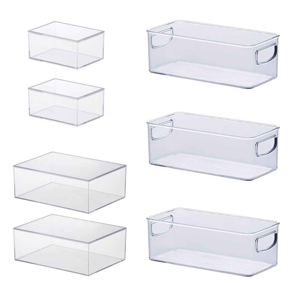 Kit de Organizadores para Banheiro Slim - 7 pçs