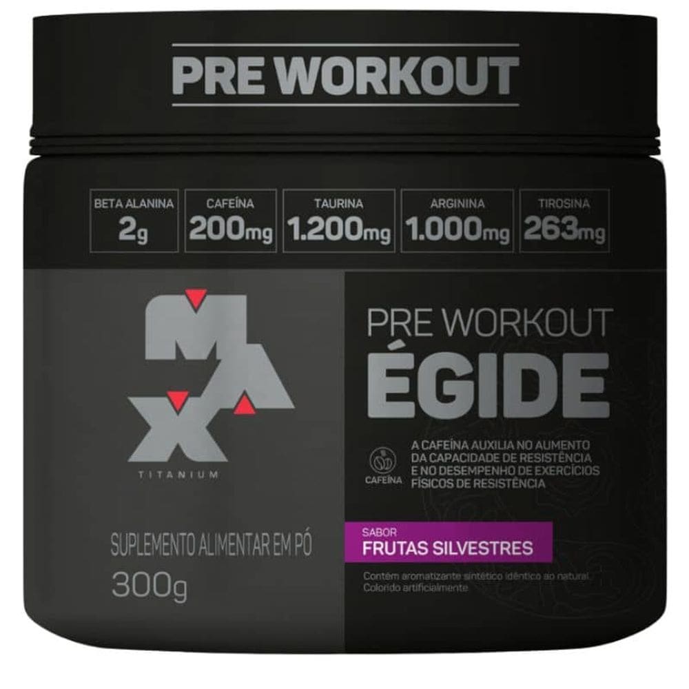 Égide Pré Treino (300G) Frutas Vermelhas - Max Titanium
