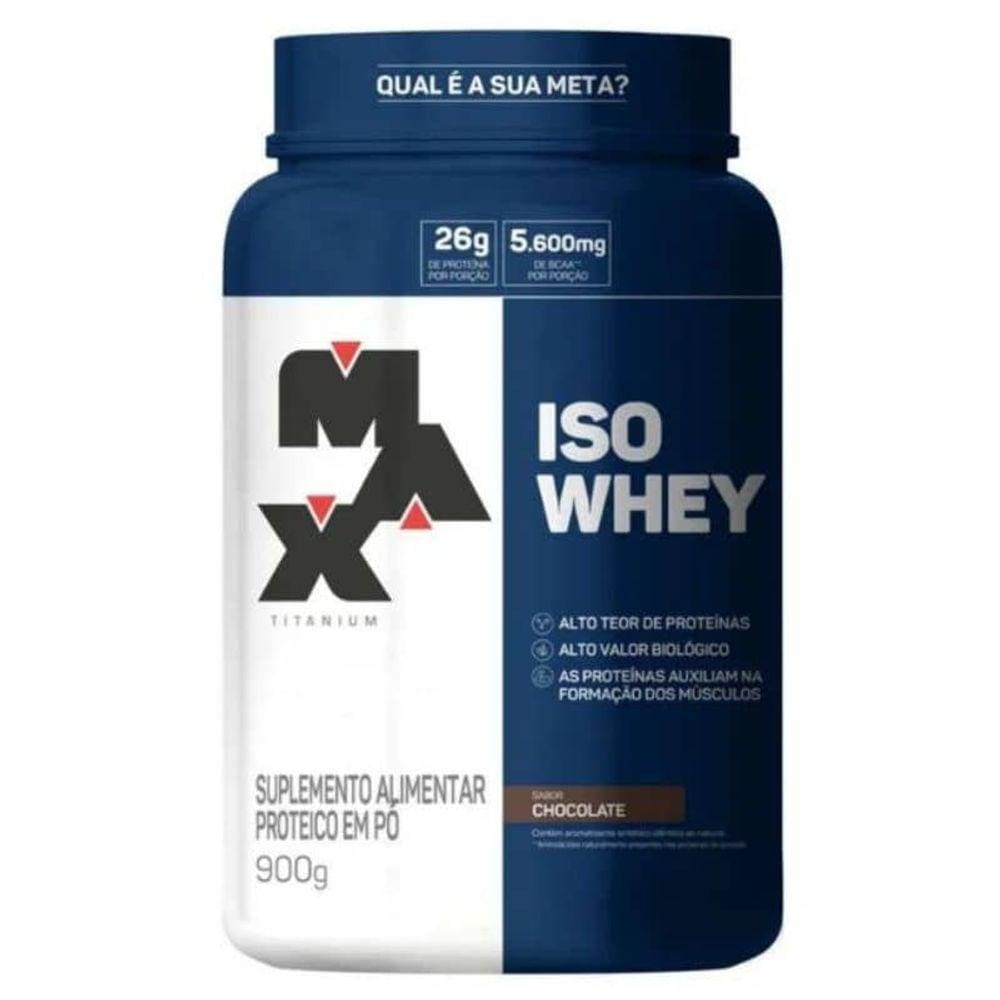 Whey Protein Isolado Iso Whey (900g) Max Titanium