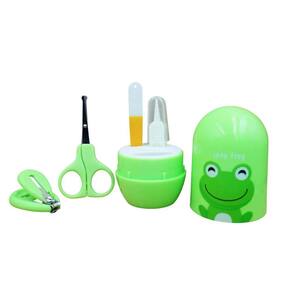 Kit Higiene Bebê Manicure Cortador Lixa Tesoura Unha Sapinho