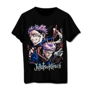 Camiseta Jujutsu Kaisen Preta Unissex Satoru Gojo
