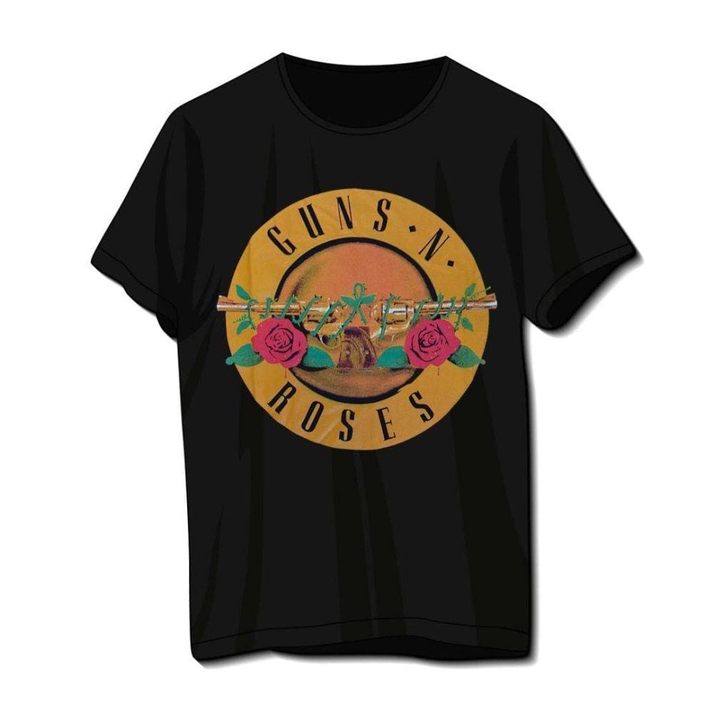 Camiseta Gun`s N Roses  Preta Banda De Rock  Mr. Brownstone Bad Obsession Unissex