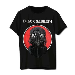 Camiseta de Rock Black Sabbath Never Say Die Unissex Preta