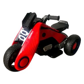 Mini Moto Eletrica Infantil 6v C/ Luz e Som MP3 Vermelho BW223VM Importway