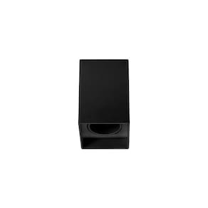 Spot de Sobrepor Recuado Blumenau Clean para Lâmpada Mr16 Gu10 Quadrado Bivolt Preto