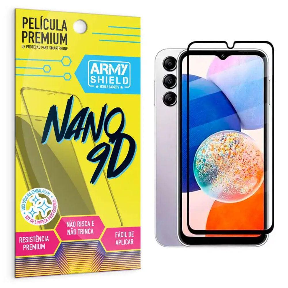Película Samsung A14 Nano Cerâmica 9D - Armyshield