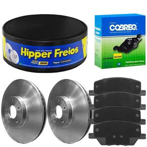 Kit Pastilha Disco Diant Ventilado Compass 2.0 2018 a 2021