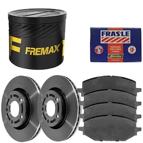 Kit Pastilha Disco Dianteiro Ventilado Tracker 2020 a 2023