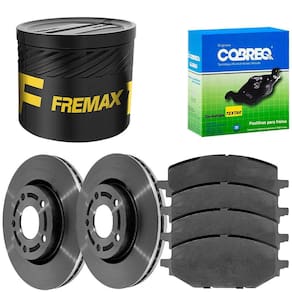 Kit Pastilha Disco Dianteiro Ventilado Tracker 2020 a 2023