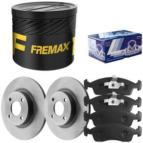 Kit Pastilha Disco Dianteiro Sólido Fiat Argo 1.0 6V 17 a 23