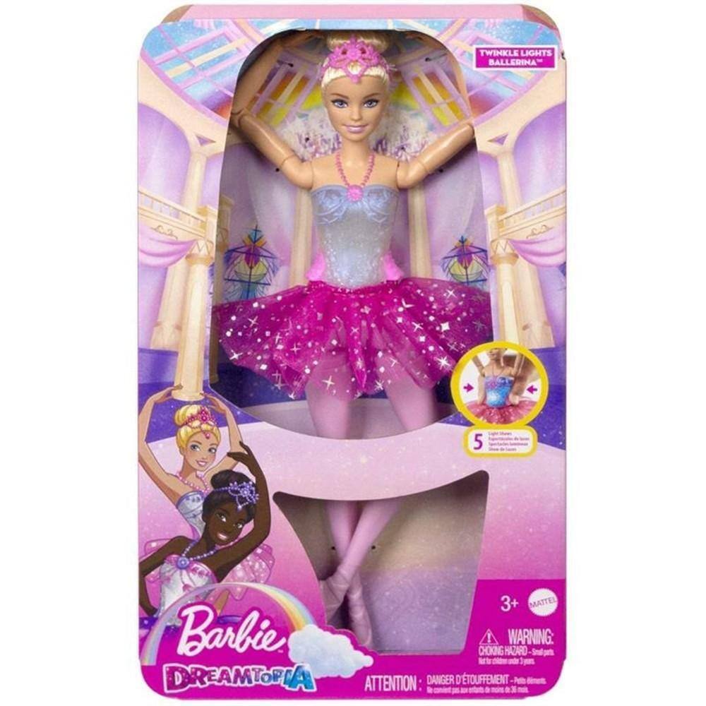 Boneca Barbie Dreamtopia Sereia Loira C Luz Brilhante MATTEL