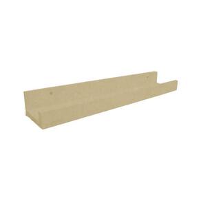 Prateleira Tempero Simples 90cm Natural Mdf
