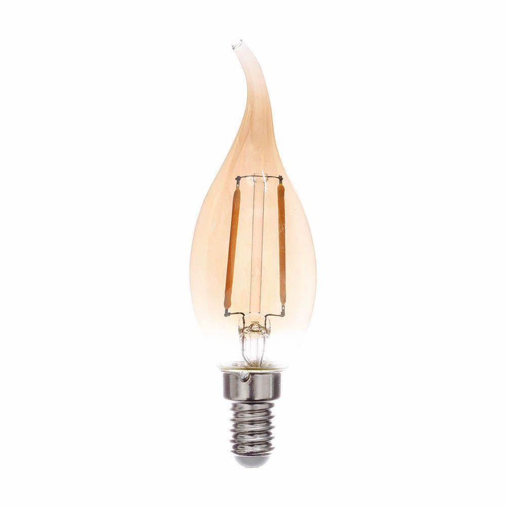 Lâmpada Led Filamento Ba35 E14 220V 2W 2200K - Blumenau