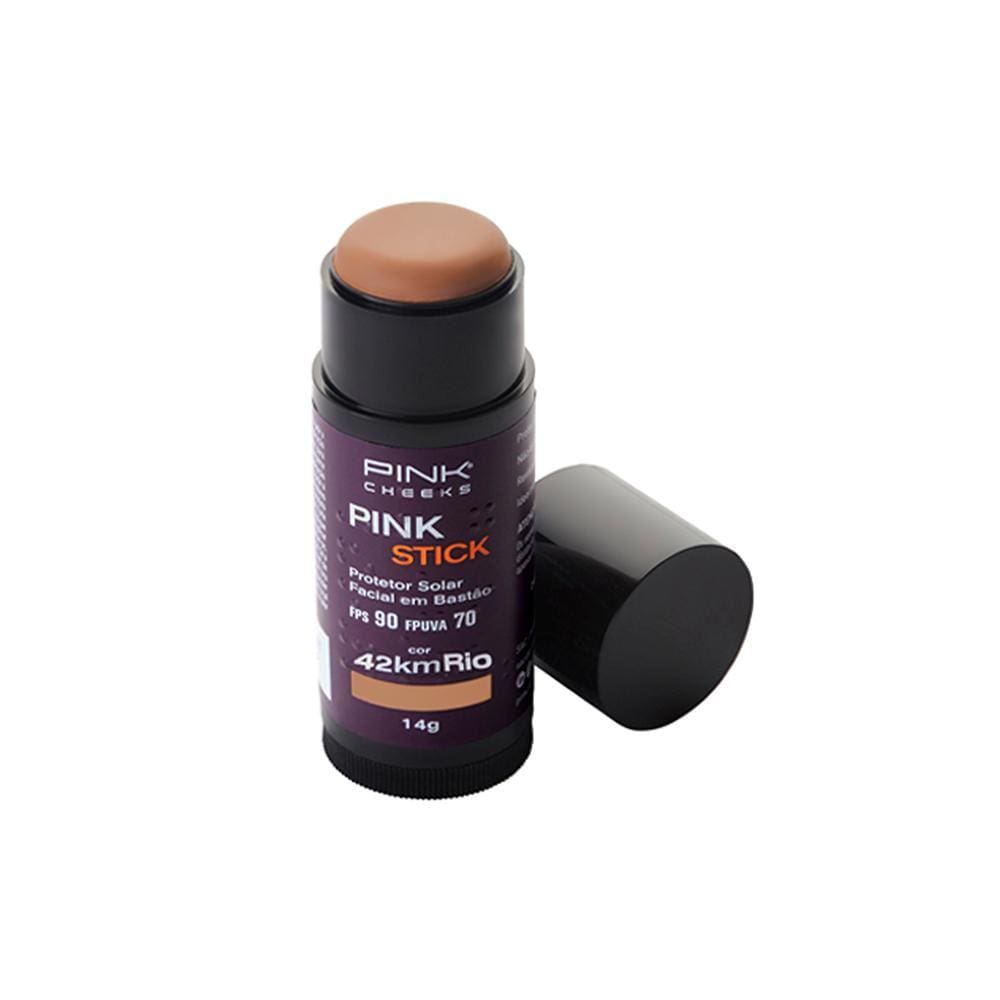 Pink Cheeks Pink Stick FPS 90 FPUVA 70 42Km Rio Protetor Solar Facial com Cor Pink Cheeks 14g