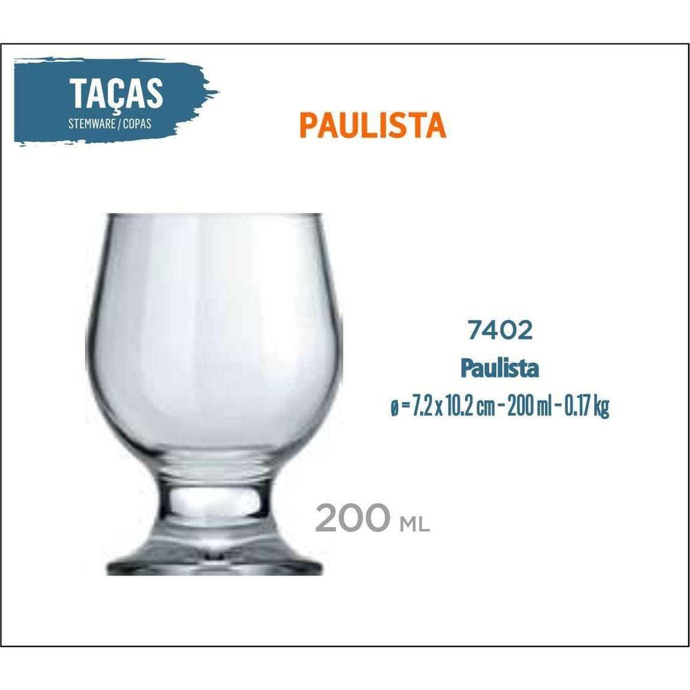 12 Taça Paulista 200Ml