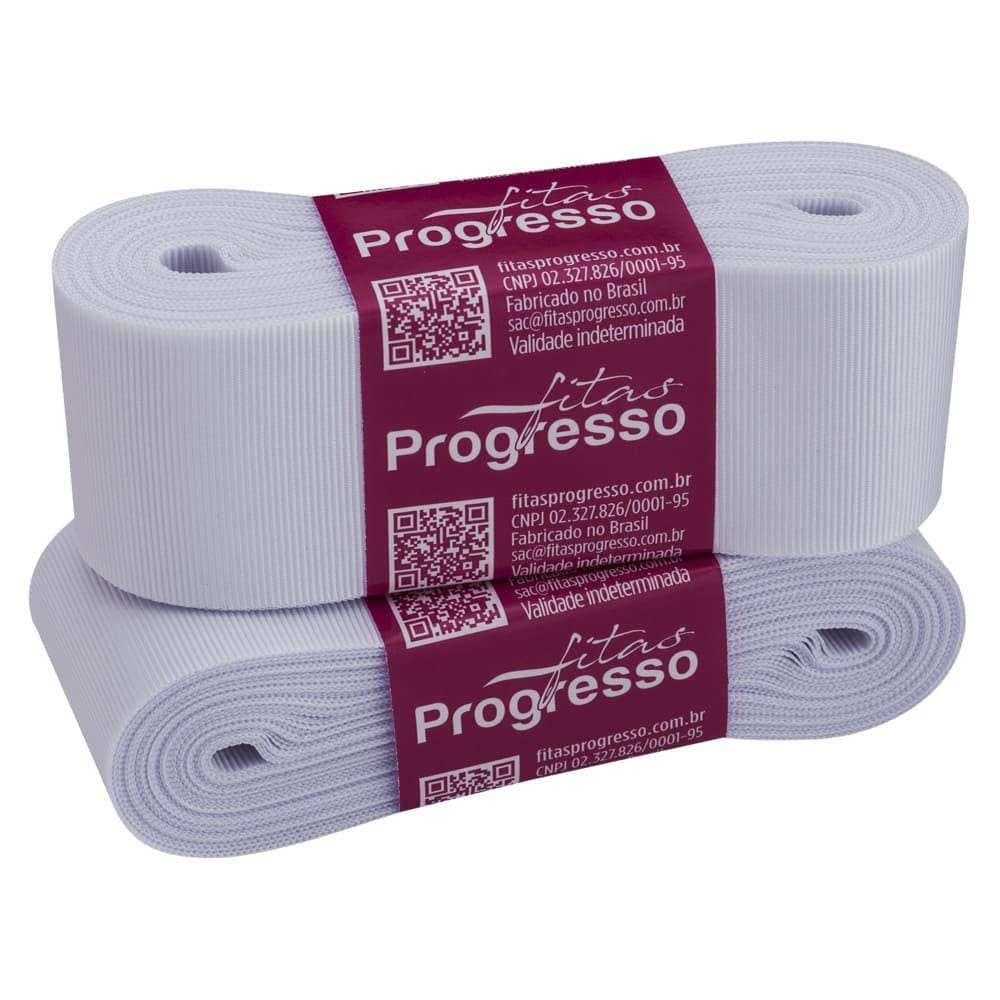 Fita Gorgurão para Laço Lisa Progresso Nº 05 22 mm Off White 235
