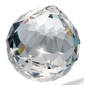 Lindo Lustre De Cristal Para Sala Com Base De Inox 38x38cm