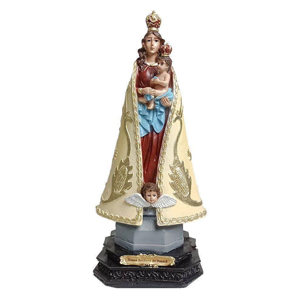 Imagem de Nossa Senhora de Nazaré de Resina Nacional 22 cm