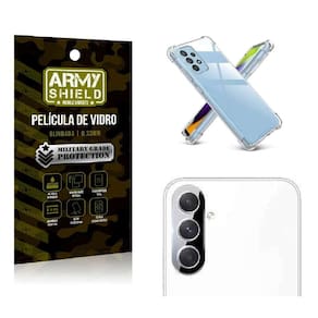 Capa Samsung A54 + Película De Câmera + Película De Vidro 3D